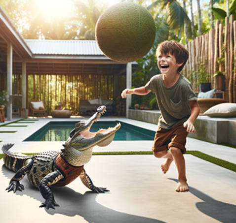 Gilly the House Alligator